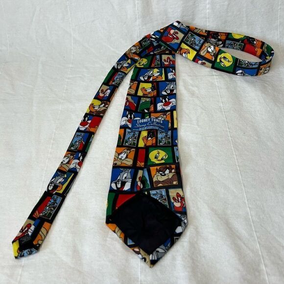 Looney Tunes 1997 Postal Service vintage neck tie - Picture 2 of 3